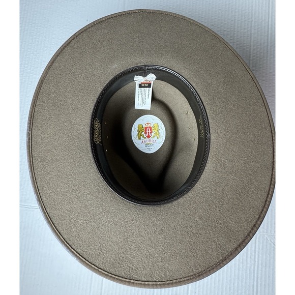 Akubra Tablelands Size 56 Sorrel Tan Imperial Quality Pure Fur Felt Rancher EUC